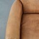Beautiful subtle vintage sheepskin armchair with elegant legs