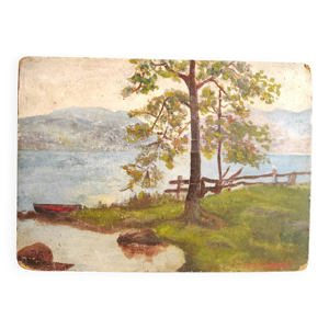 Peinture à l'huile sur