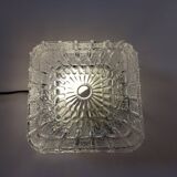 Minimalist glass wall ceiling light 1970/1980