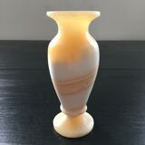 Two-tone marble candle holder