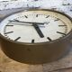 Brown Industrial Wall Clock From Pragotron, 1960s