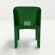 Chaise Universale verte Modèle 4868 par Joe Colombo pour Kartell, 1970