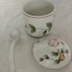 Vintage ceramic confit pot with spoon – 1950s