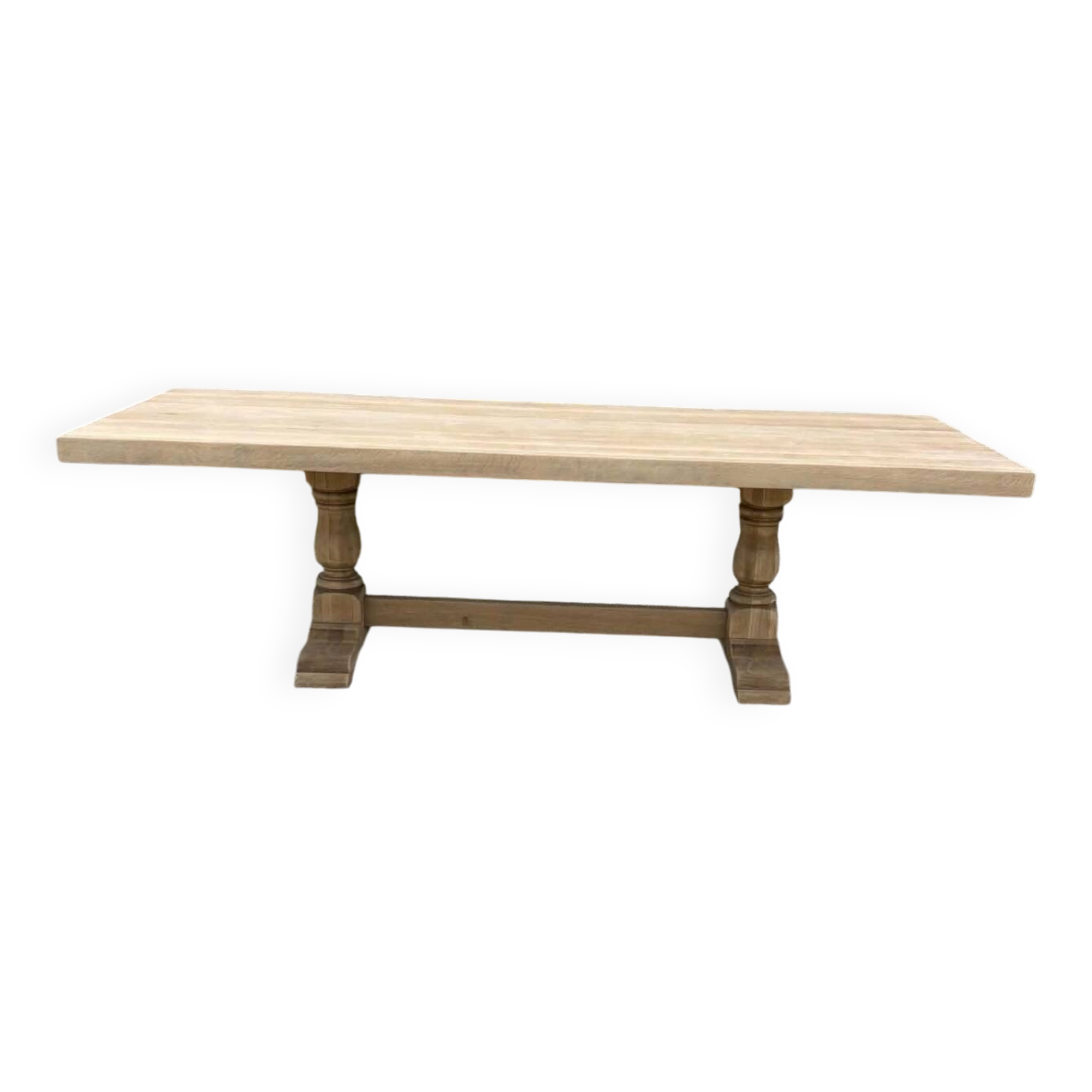 Grande table en bois brut ( 12 personnes )