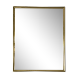Miroir en laiton doré années 40-50