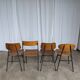 Chaises de salle à manger en bois Stol Kamnik vintage - Yougoslavie des années 1970 - Ensemble de 4