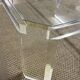 Lucite coffee table by David Lange, 1970