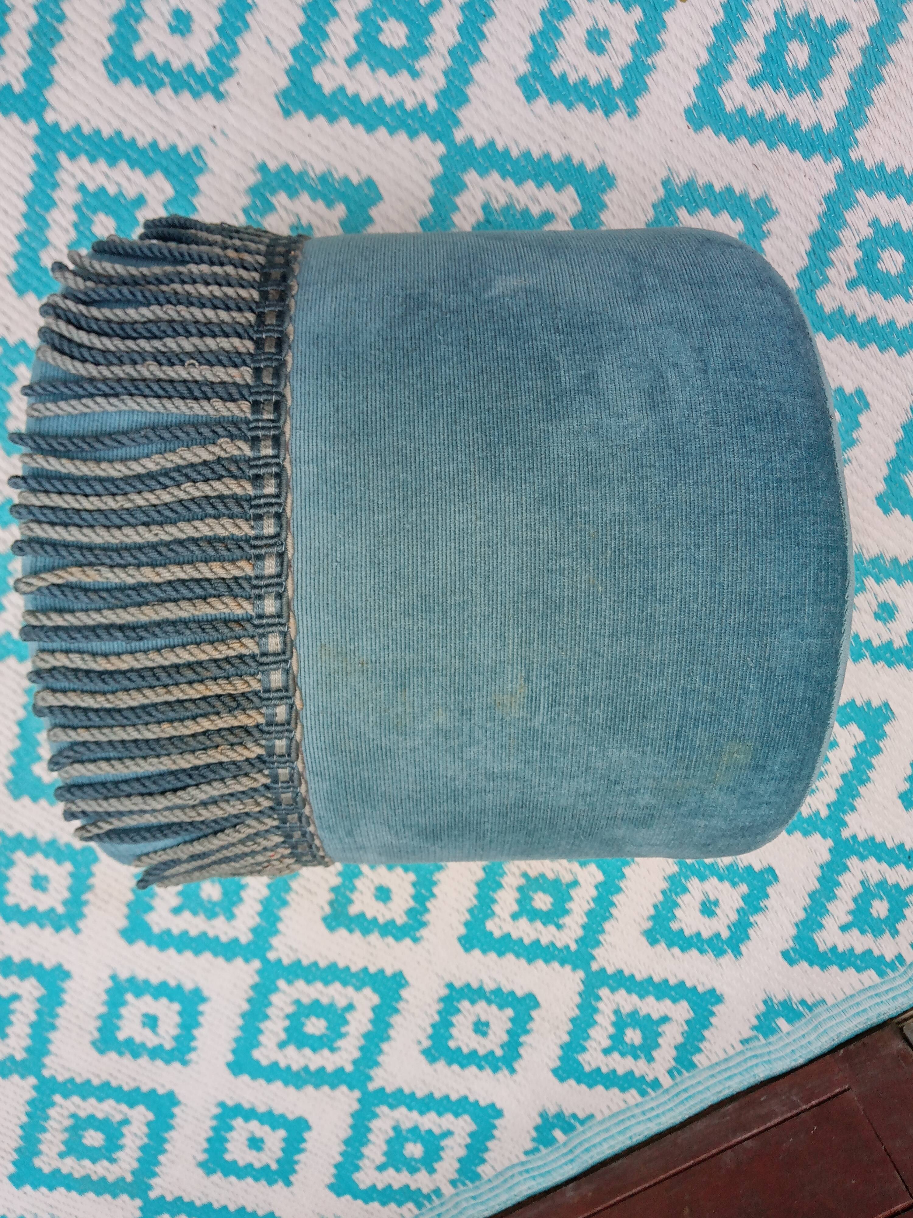 Pouf velours      :