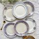 6 Petites assiettes vintage dépareillées - L’Amandinoise - Luneville