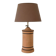 Lampe terracotta façon chanel vintage