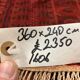 Vintage Afghan Turkoman village Rug 360x240 cm