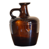 Vintage Amber Glass Pitcher