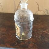 Old Guerlain perfume bottle engraved glass bees