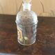 Old Guerlain perfume bottle engraved glass bees