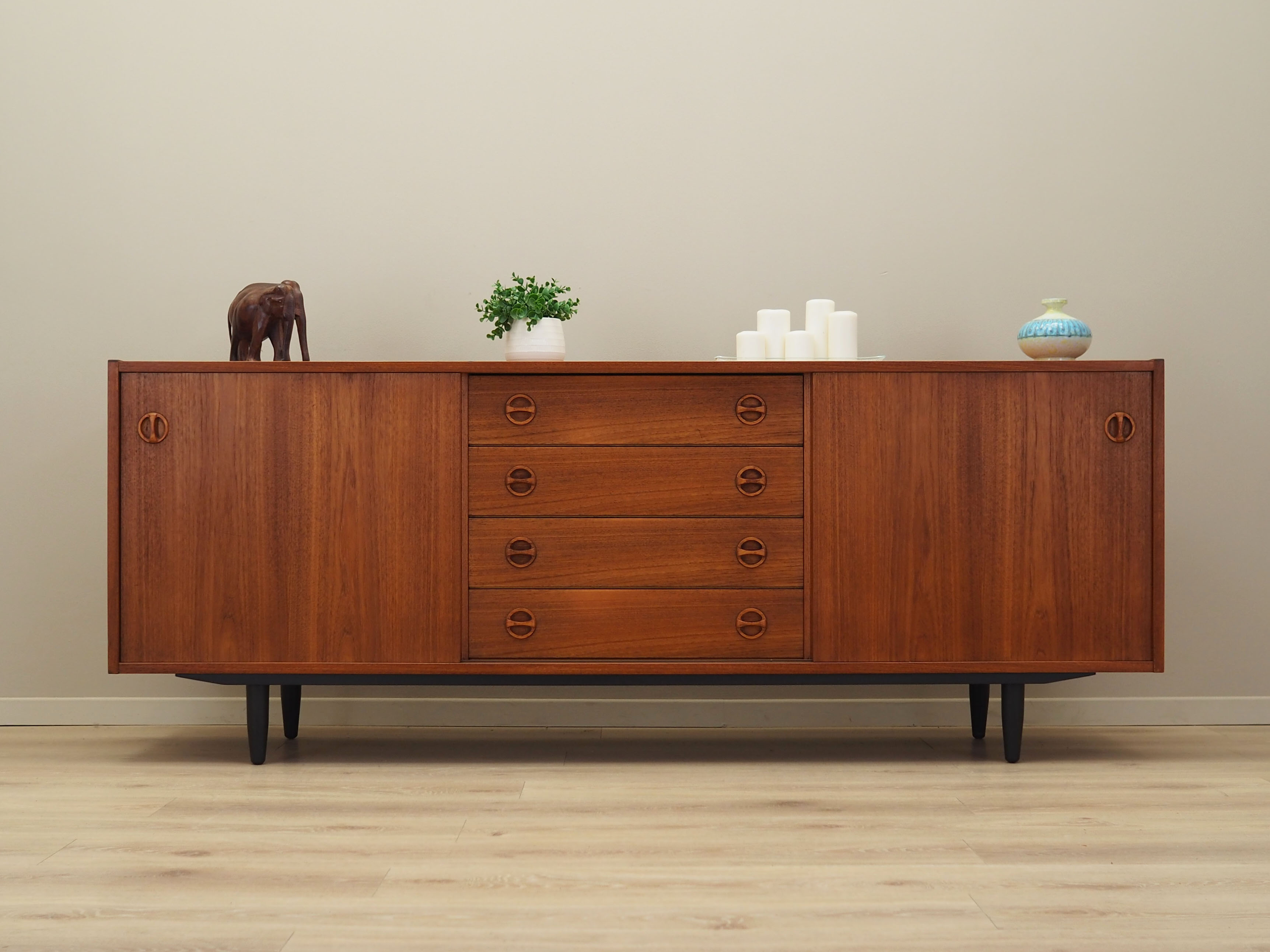 Teak sideboard, Danish design, 1960s, production: Denmark