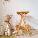 Side table magazine rack in rattan - 1960s design