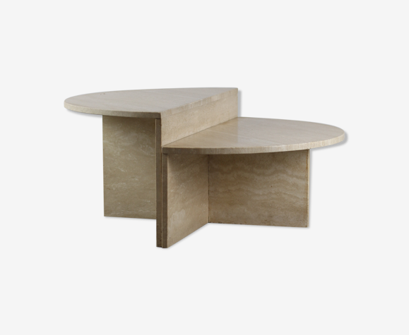Tables basse travertin 1970