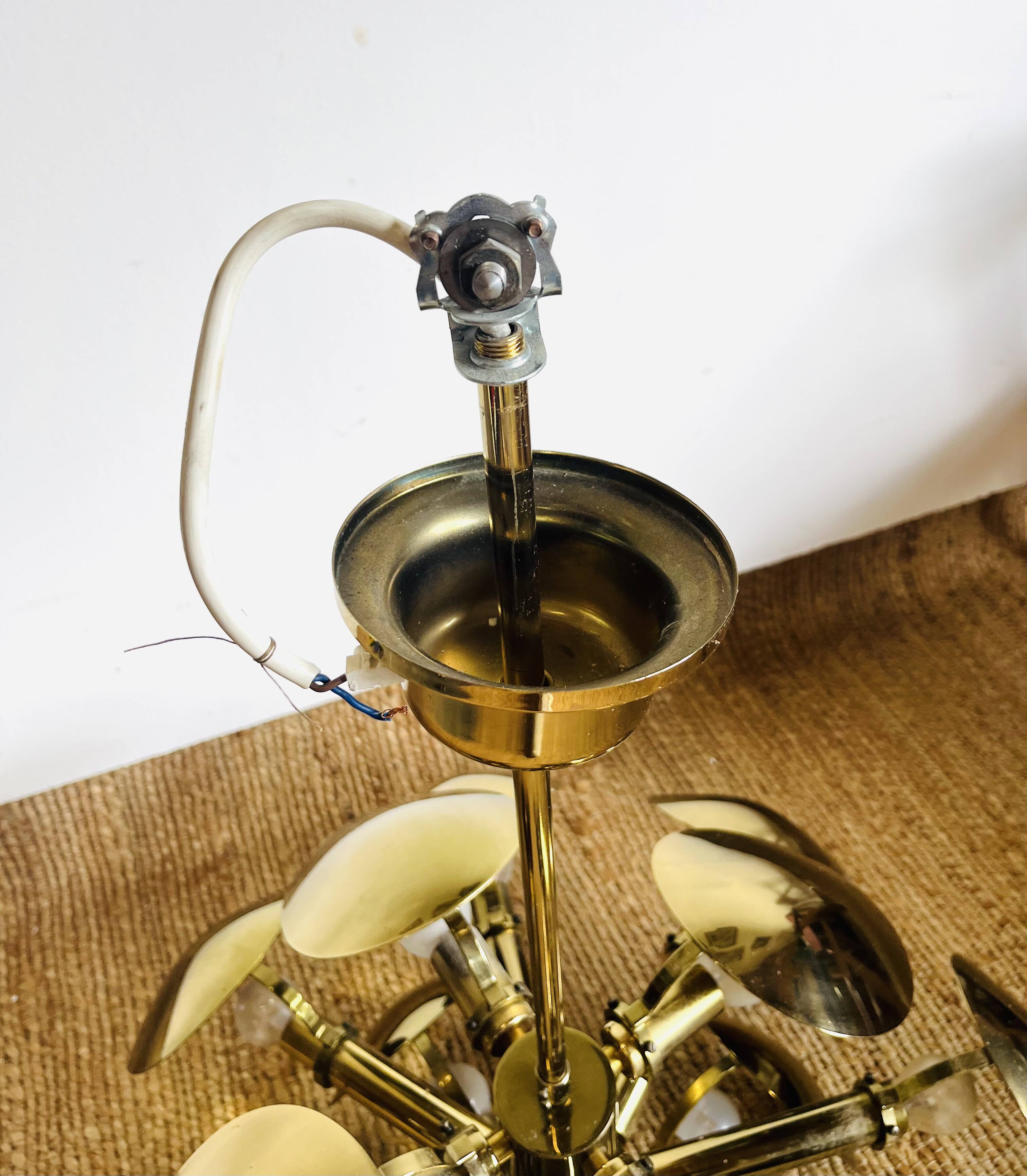 70s Gold Chandelier - 636011