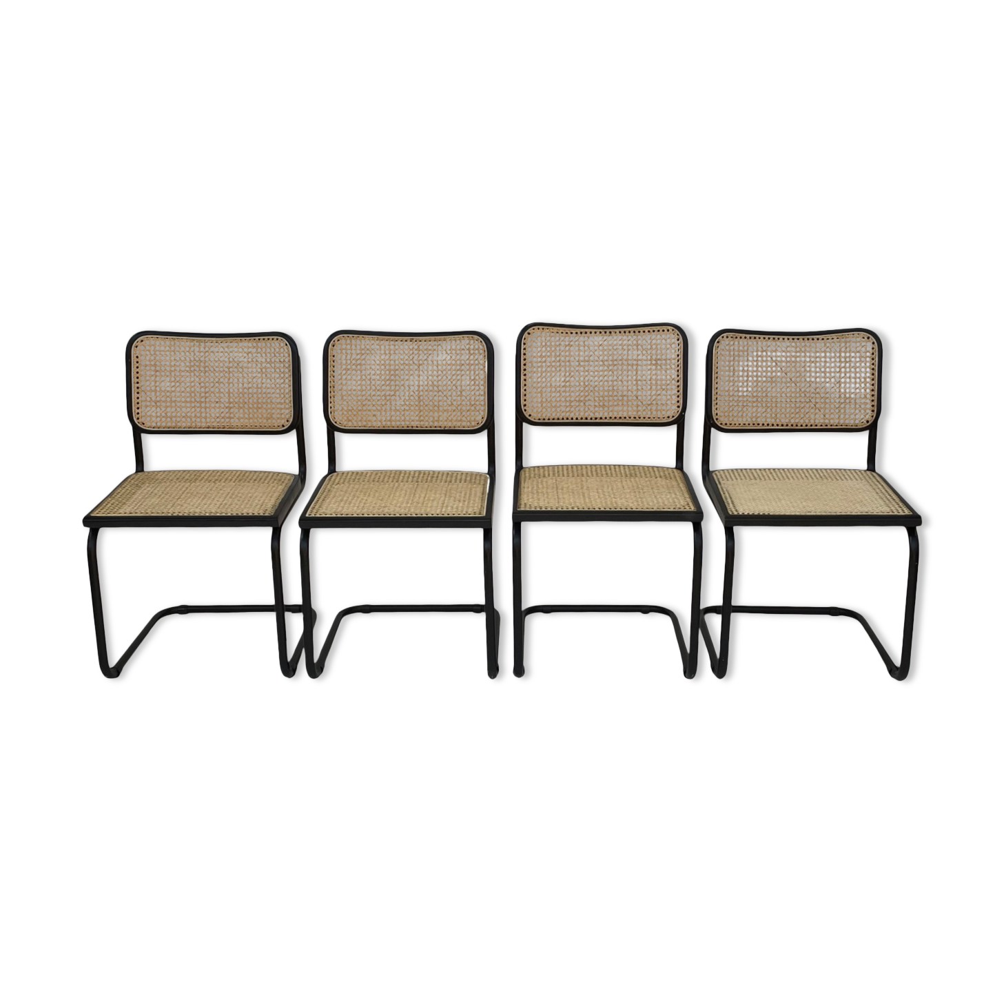 Cesca design chair b32 model in black set of four
