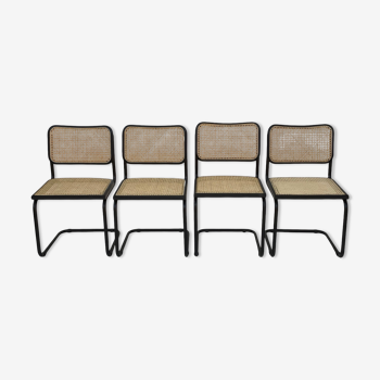 Cesca design chair b32 model in black set of four