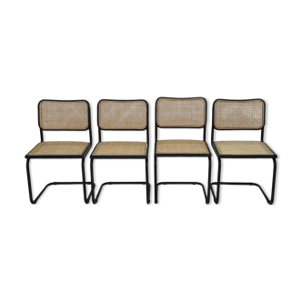 Cesca design chair b32 model in black set of four