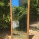 Renovated antique bevelled mirror