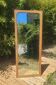 Renovated antique bevelled mirror