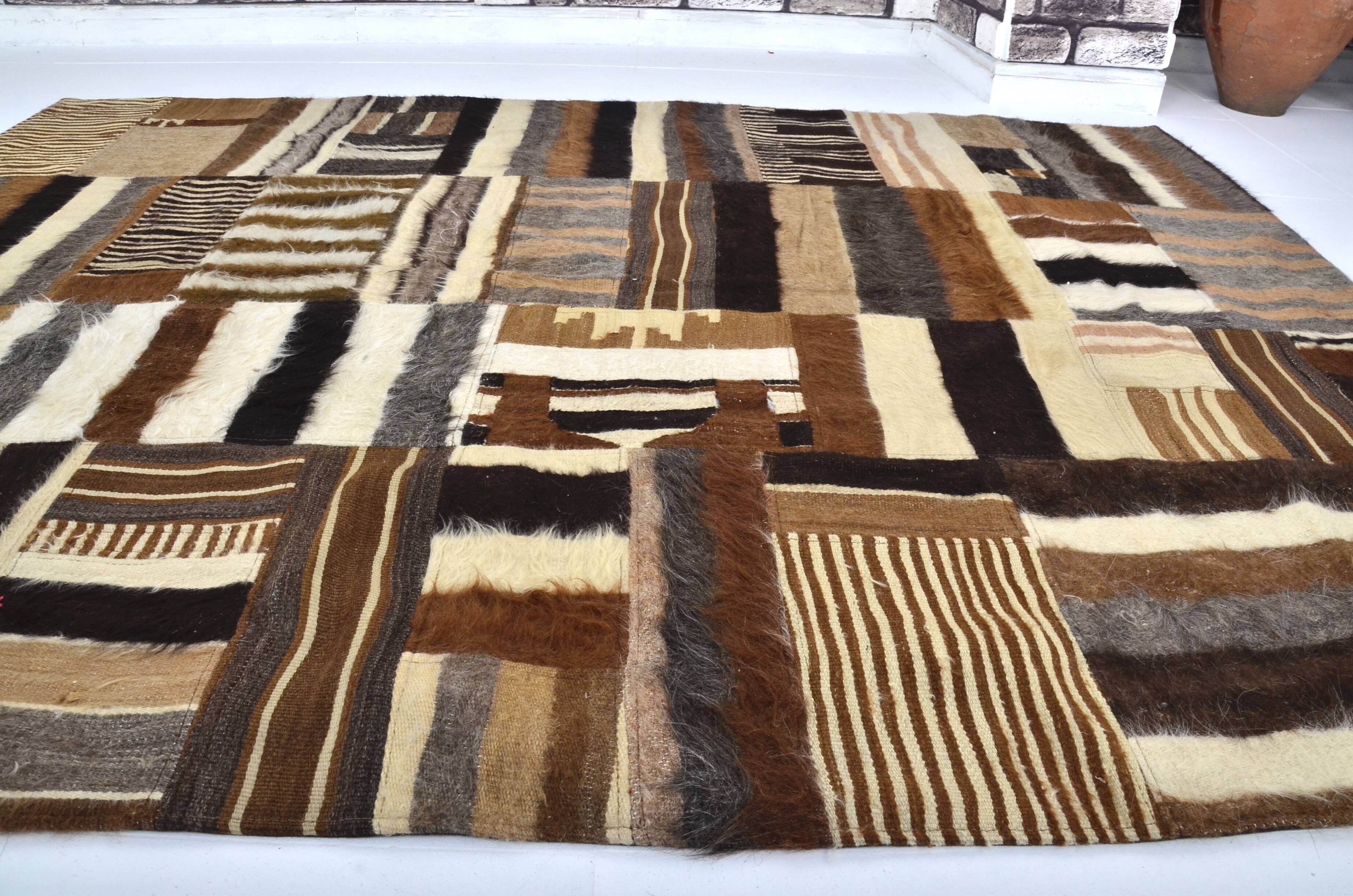 Kurdish Handmade Vintage Carpet sku 3049