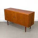 Enfilade danoise en teck par Carlo Jensen pour Hundevad & Co., 1960s