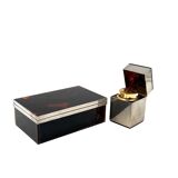 Hollywood regency luxury smoking set, Italy 1970