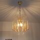 Amber waterfall chandelier made of Murano glass
