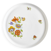 Bavarian plate Saint Amand printed flowers