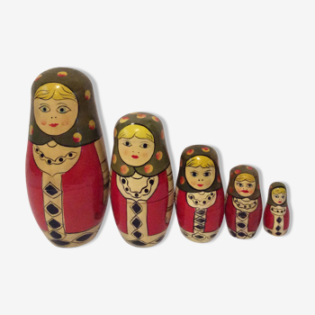 Ancient Russian dolls Matriochkas