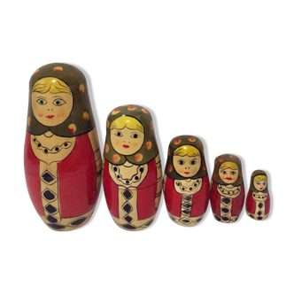 Ancient Russian dolls Matriochkas