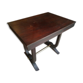 Art Deco side table in mahogany