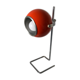 Lampe eyeball corail monteuse Disderot vintage 1960