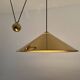 Adjustable Brass Keos Pendant Lamp with Counterweight by Florian Schulz