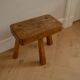 Vintage solid wood stool