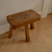Vintage solid wood stool