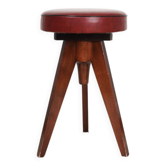 Adjustable piano stool. German design, Reiner Modell