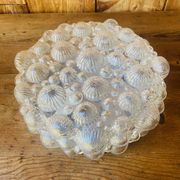 Vintage 1960s bubble glass ceiling light.