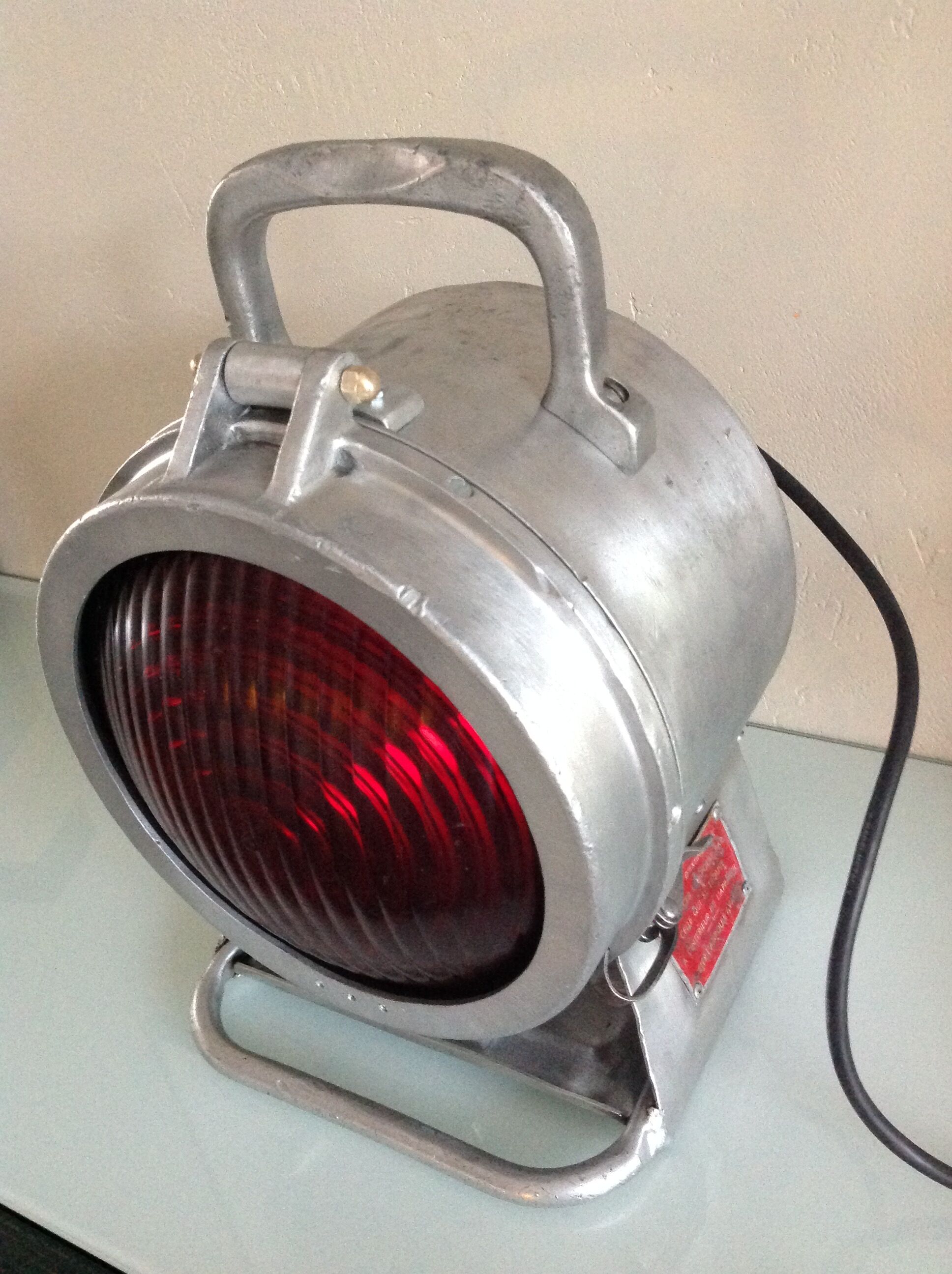 Former SNCF lantern - vintage 70s