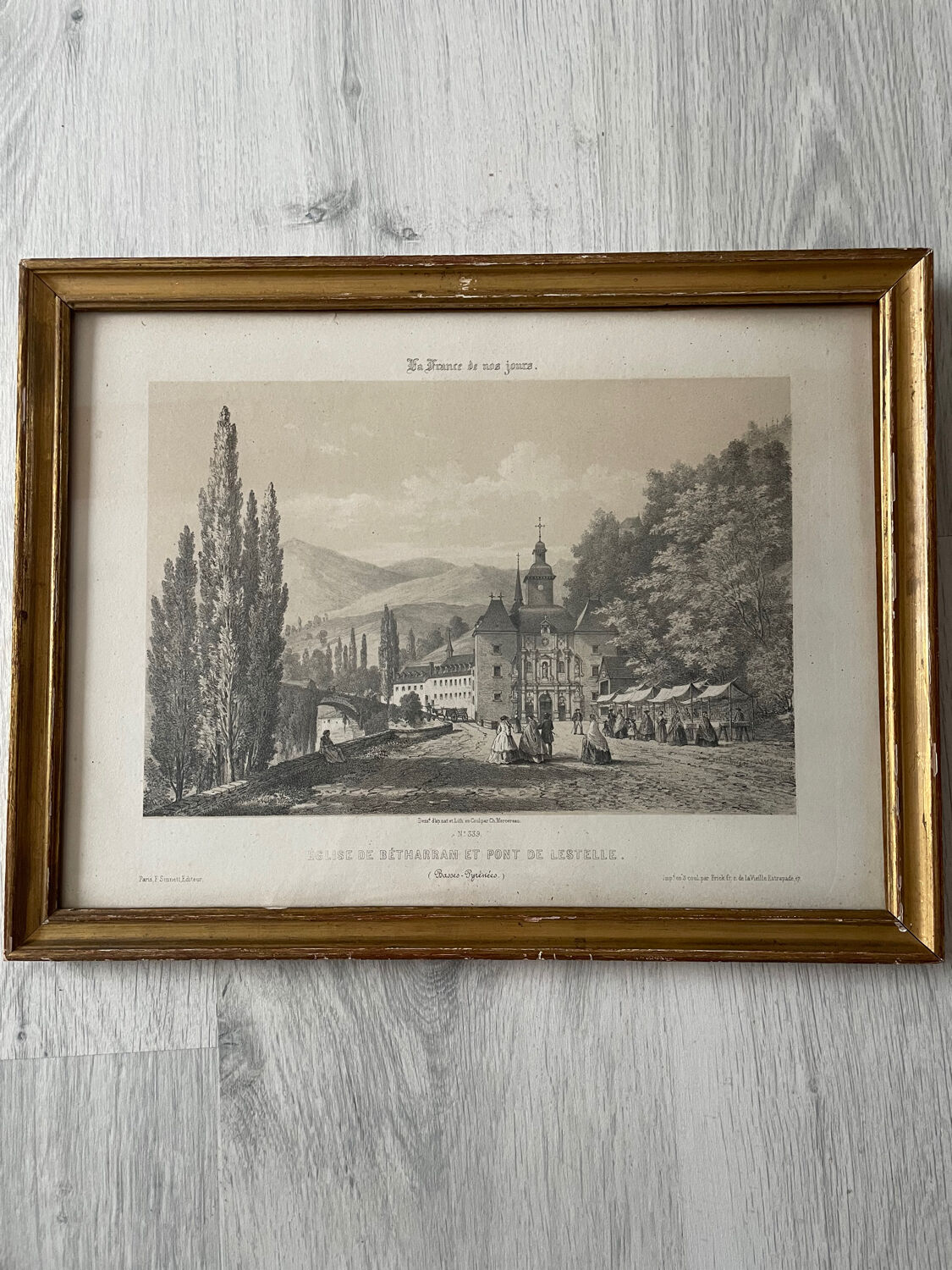 Ancient lithograph
