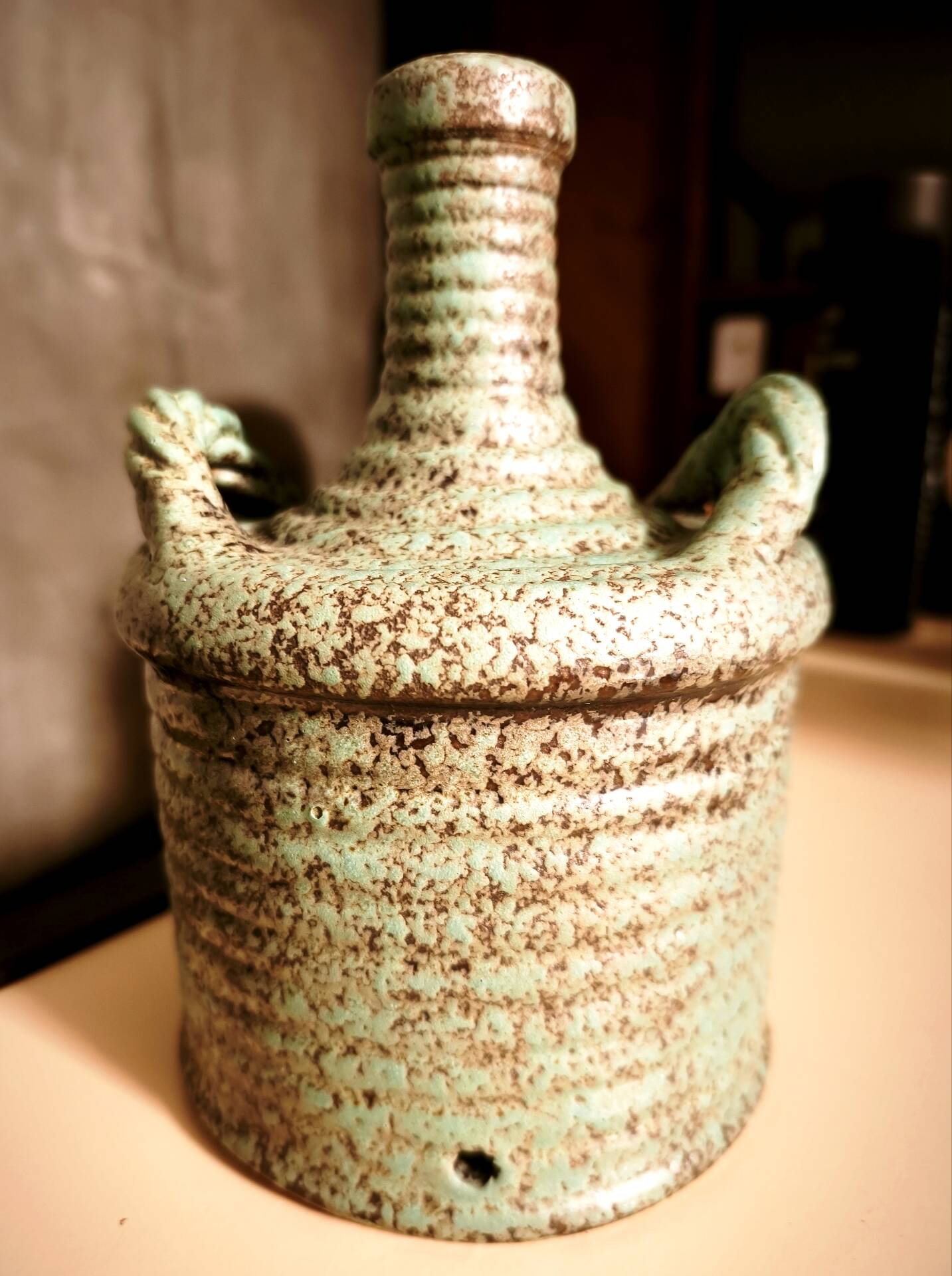 Pied de lampe Lunetta Sauveur (1906-1991) Vallauris Années 70