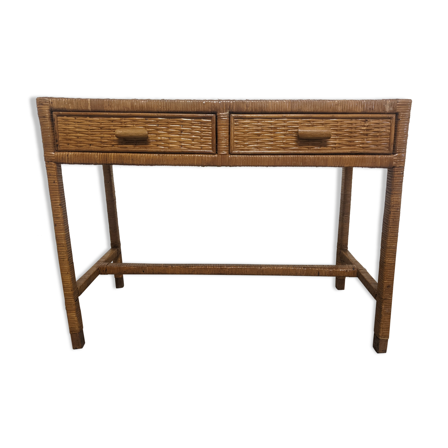 Rattan console from the 50s/60s