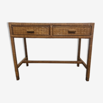 Rattan console from the 50s/60s