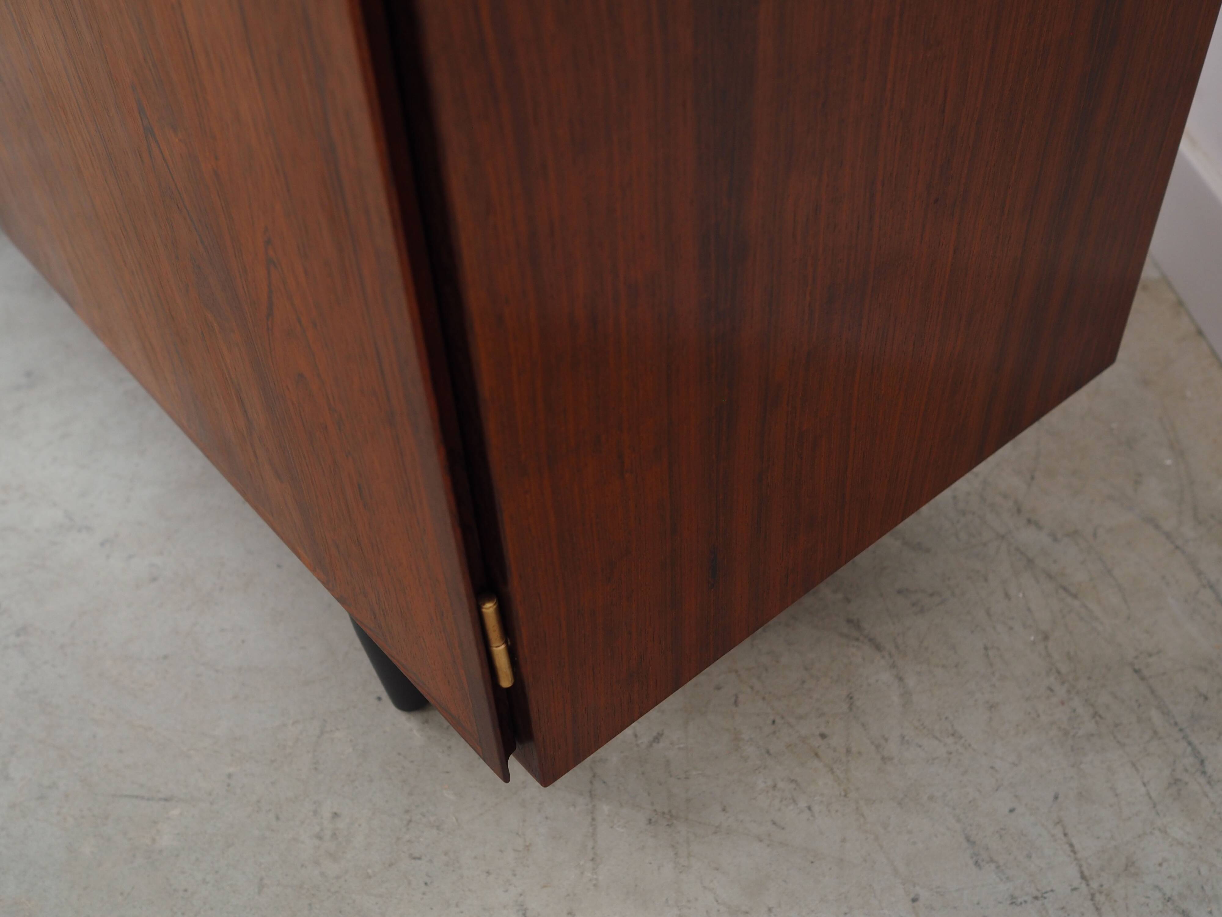 Meuble en palissandre, design danois, années 1970, fabriqué par Omann Jun