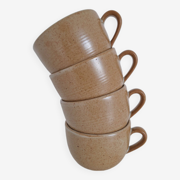 Vintage village stoneware mugs