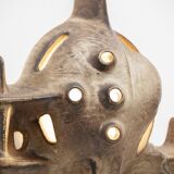 Brutalist wall lamp by Matt Camps for Loré Ceramics, the Netherlands, 1960s