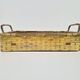 Vintage France Regency Style Woven Brass Bread Basket, 1960s